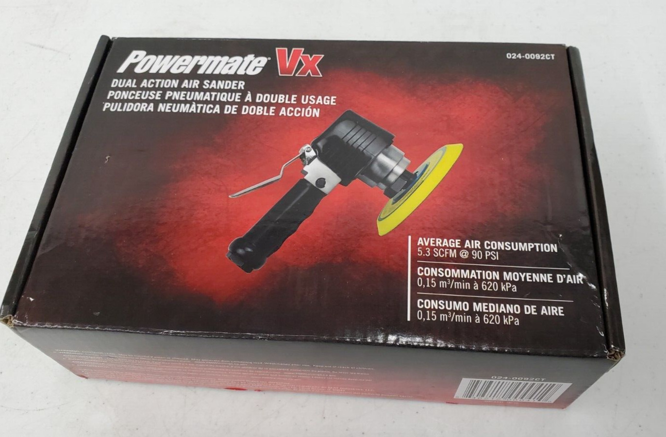 Powermate Vx Dual Action Air Sander 024-0092CT   (131821-1 JI BB3)