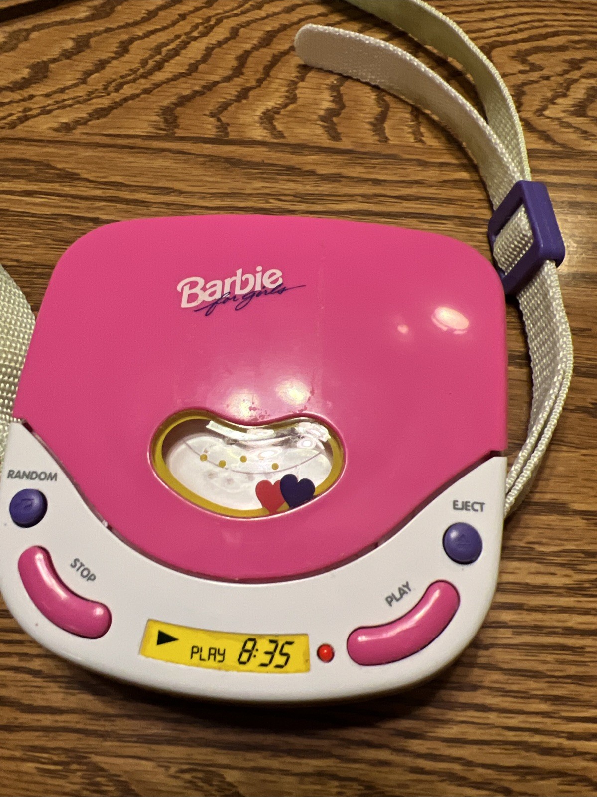 Vintage 1995 BARBIE DiscGirl CD Player with 32 songs Mattel