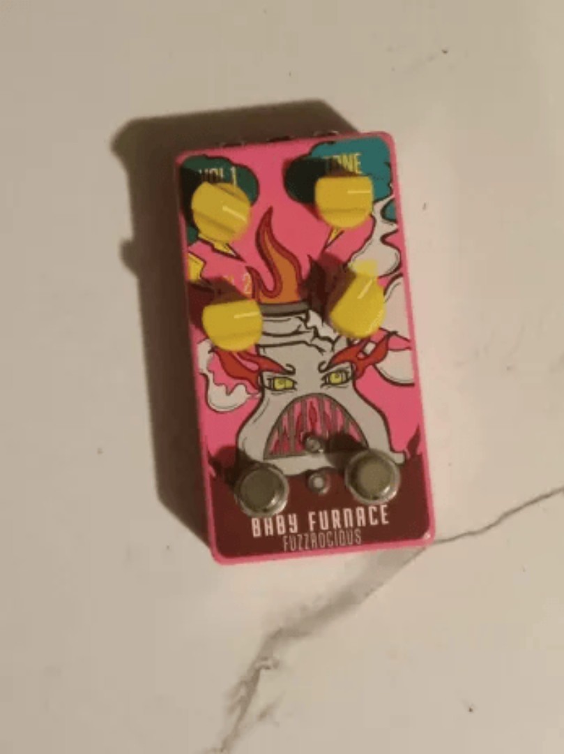 Fuzzrocious Baby Furnace Dual Fuzz Drive Guitar Bass Effect Pedal