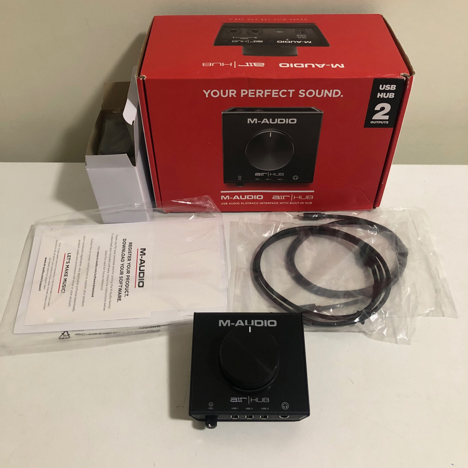 M-Audio AIR|Hub AIR Hub USB Monitoring Interface with Built-In 3-Port Hub
