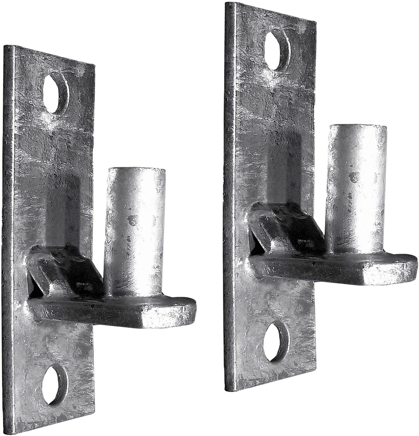 Rust-Resistant Wall Mount Hinges 2 Pack