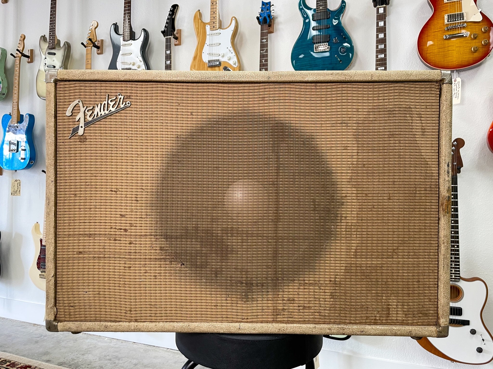 1960's Fender Blonde 1x15" Speaker Cab With JBL D130F