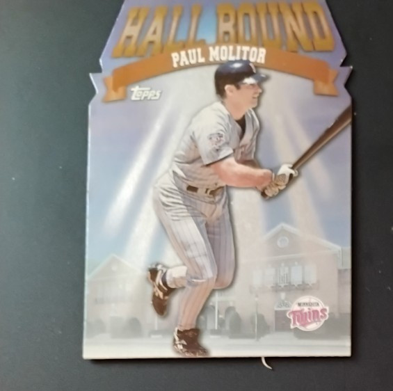 1998 Topps Hall Bound Die Cut Paul Molitor Card #HB-1 nr mt-mt