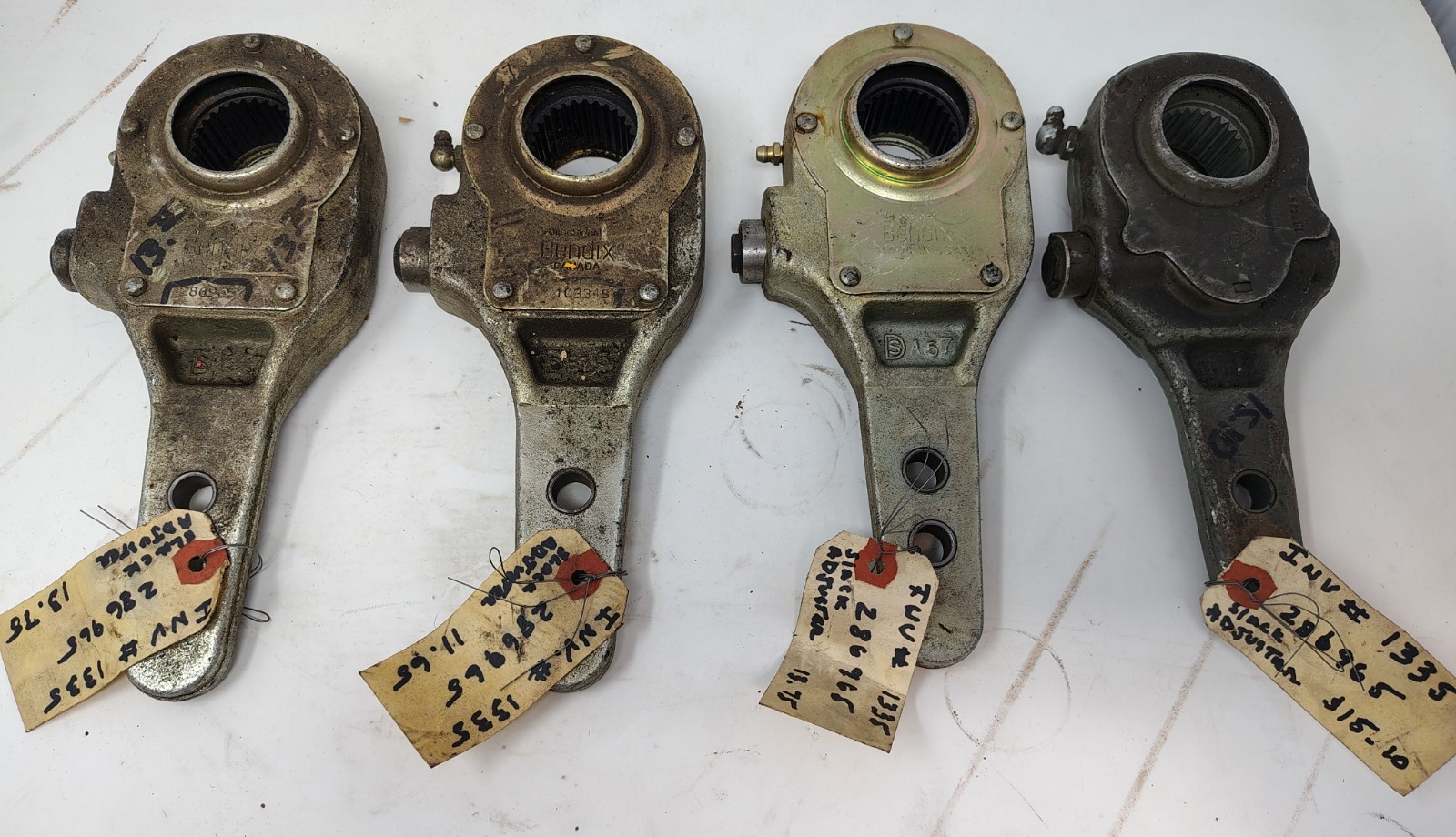 Bendix 286965 Slack Adjuster Manual 28 Spline 1-1/2” Arm Lot of 4 NEW