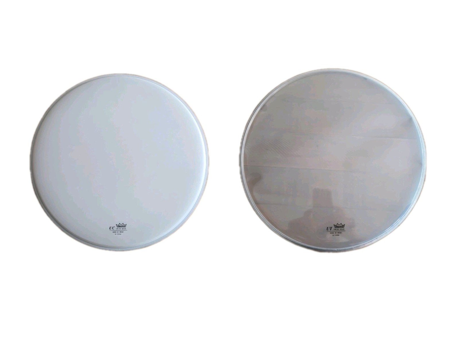 REMO 14" Snare Drum Heads BATTER  & SNARE SIDE UT & UC New Pair of Snare Heads