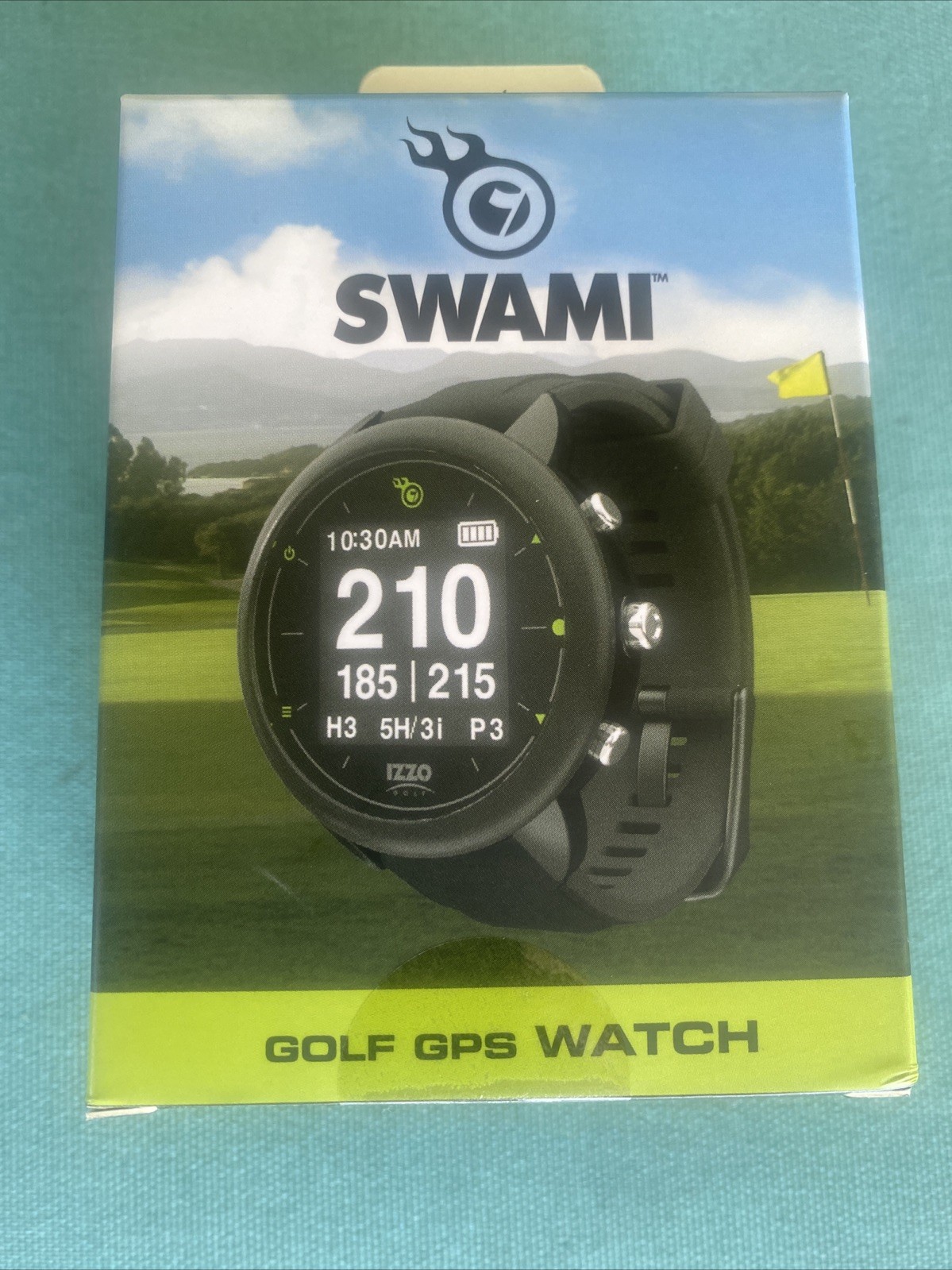 IZZO Swami Golf Gps Rangefinder Watch NEW MODEL: 38k Pre Loaded Courses+Hazards