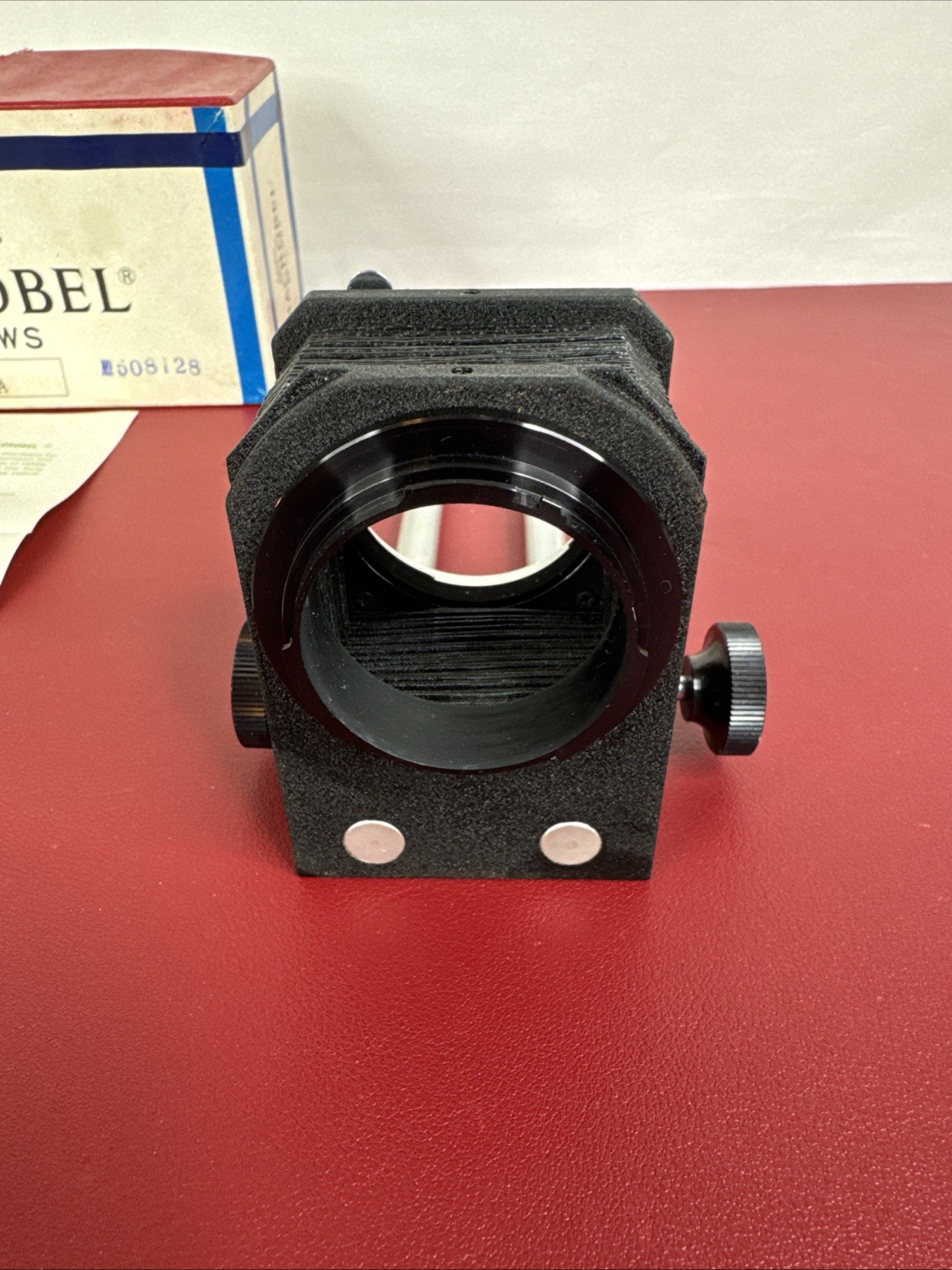vintage Spiratone Rapid Rail Macrobel Bellows For Minolta, NIOB