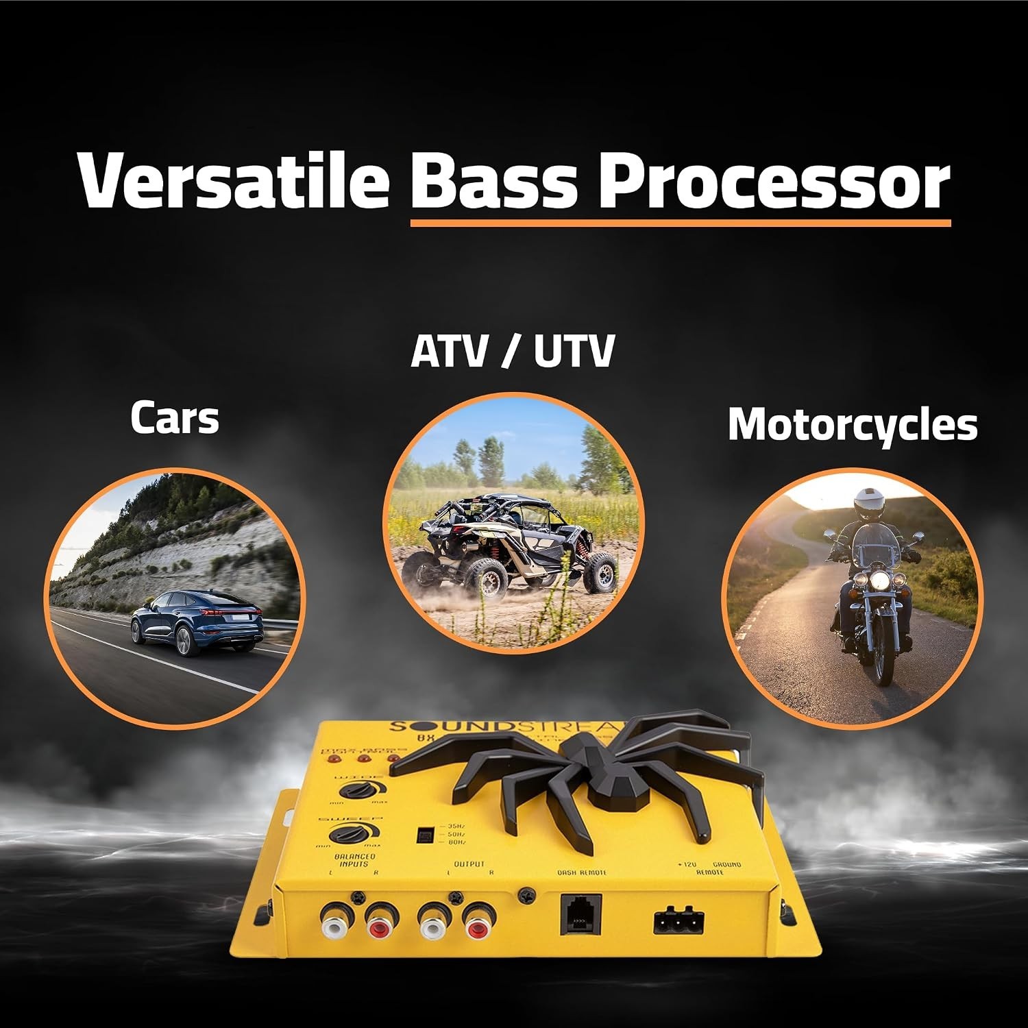 Powerful Car Audio Bass Restoration Processor with Remote Control & Durability