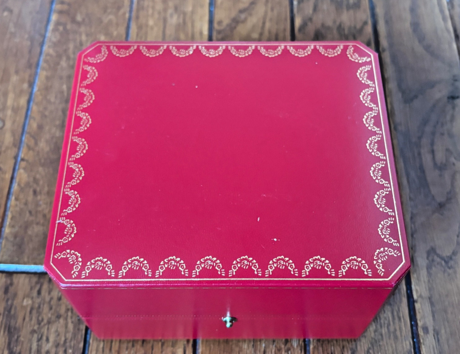 Authentic Cartier Empty Watch Box CO 1018 Red Box Ex Condition #P57