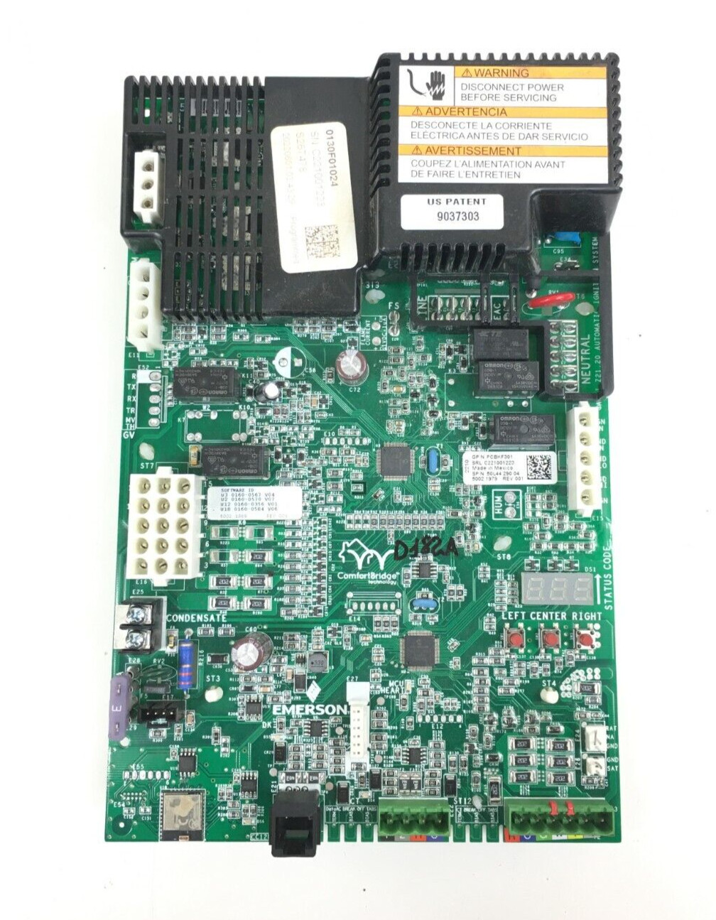 Goodman Amana White Rodgers PCBKF301 0130F01024 HVAC Control Board used #D182A