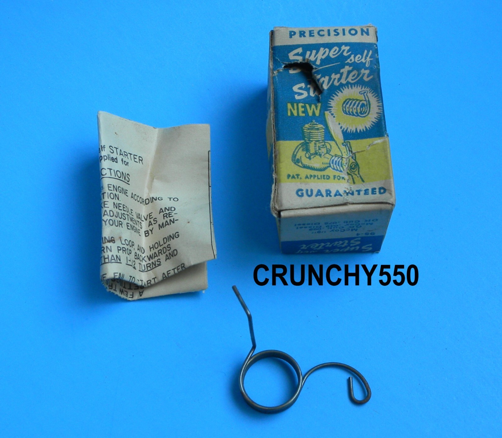 Super Self Starter Spring SS-4 Hudson Miniatures McCoy 9 .049 Diesel OK Cub .099