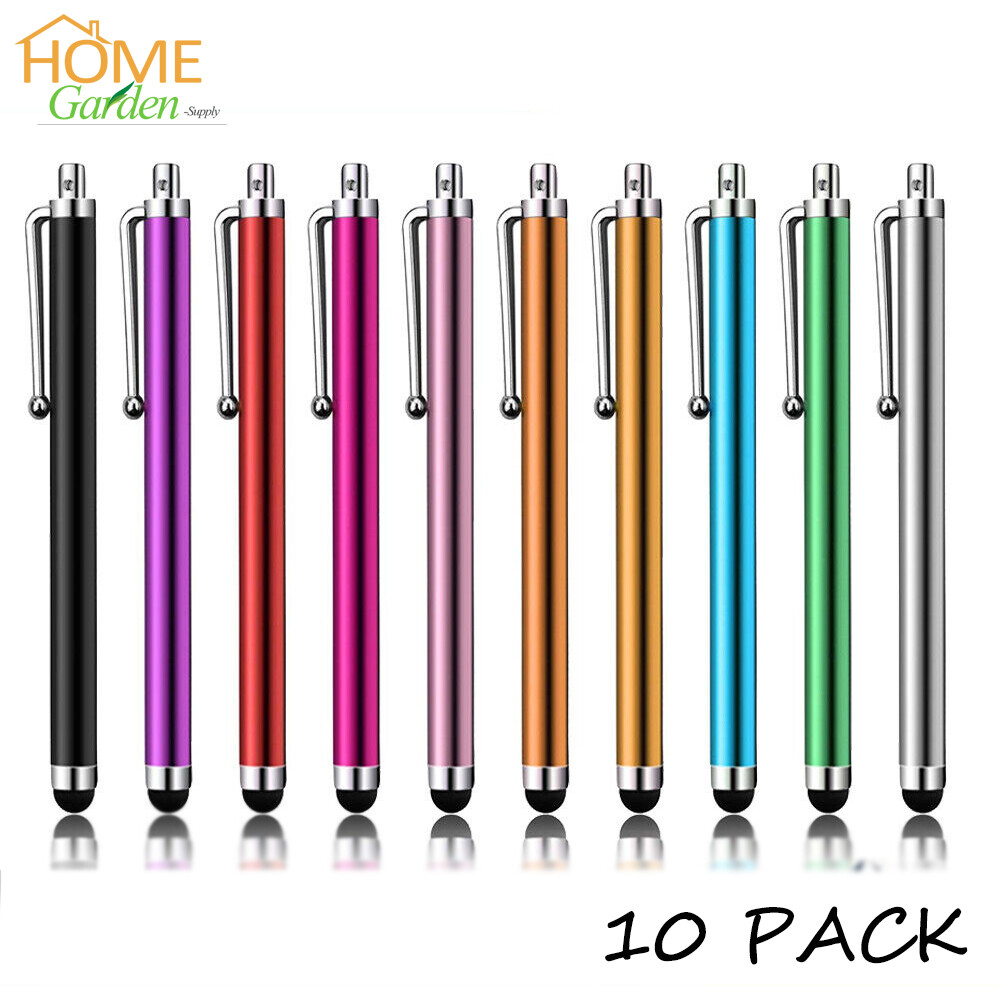 10 Pack Universal Capactive Touch Screen Stylus Pens For iPad iPhone Android PC