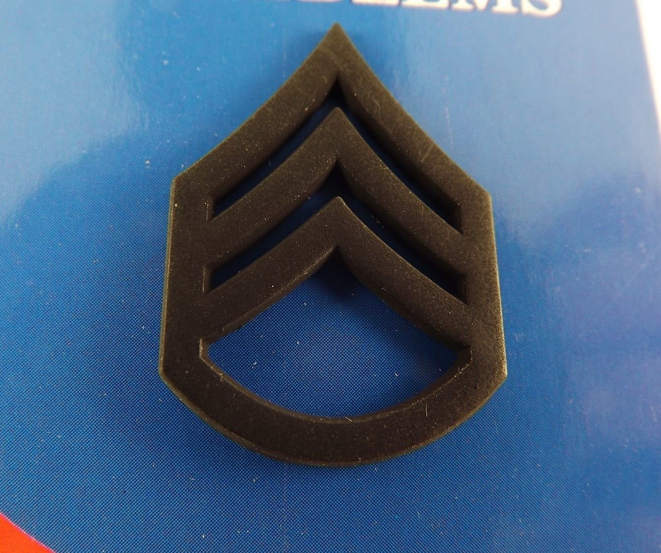 FREE SHIP Lapel Pin U.S. ARMY E6 STAFF SGT (Subdued) 1"