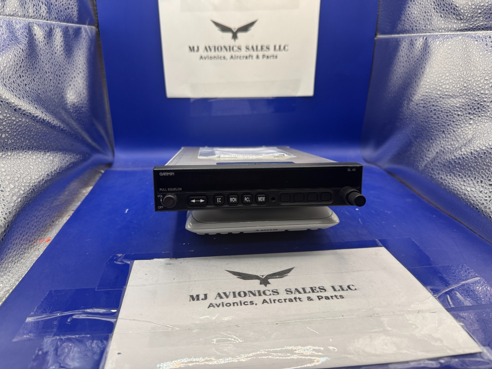Garmin SL40 VHF COMM RADIO P/N 430-6040-203 WITH FAA FORM 8130-3