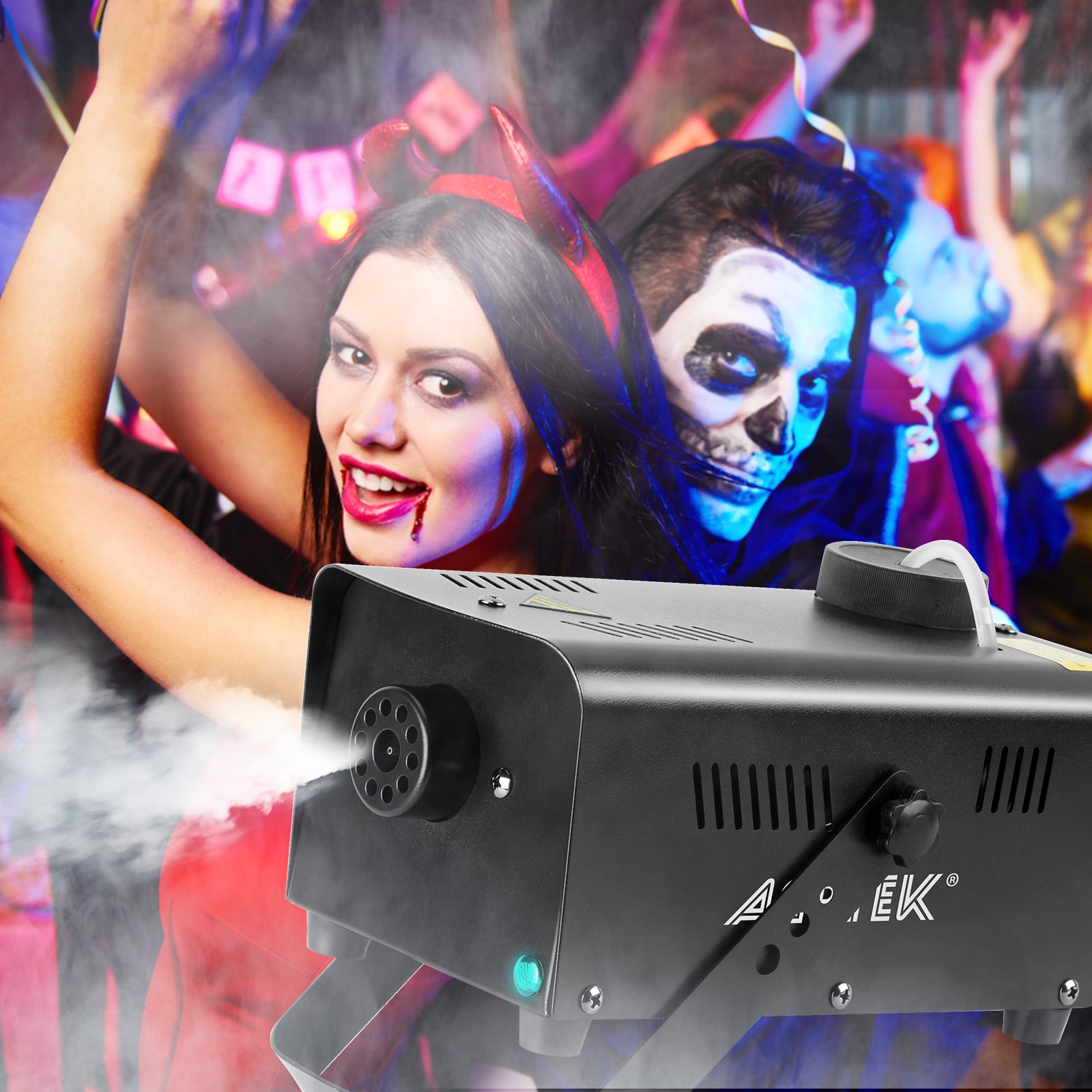 Automatic Spray Smoke Machine Fog Machine w/Preheating Light Indicator Party