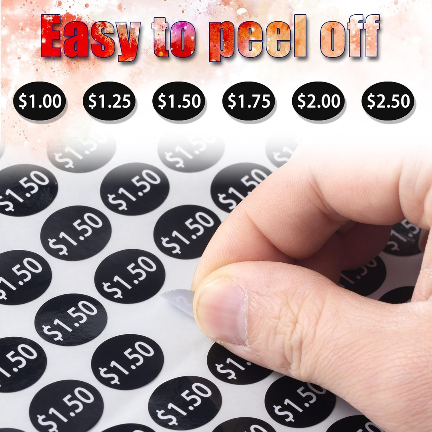 1560Pcs Vending Machine Price Labels, 12 Sheets Snack Vending Machine Labels Sti