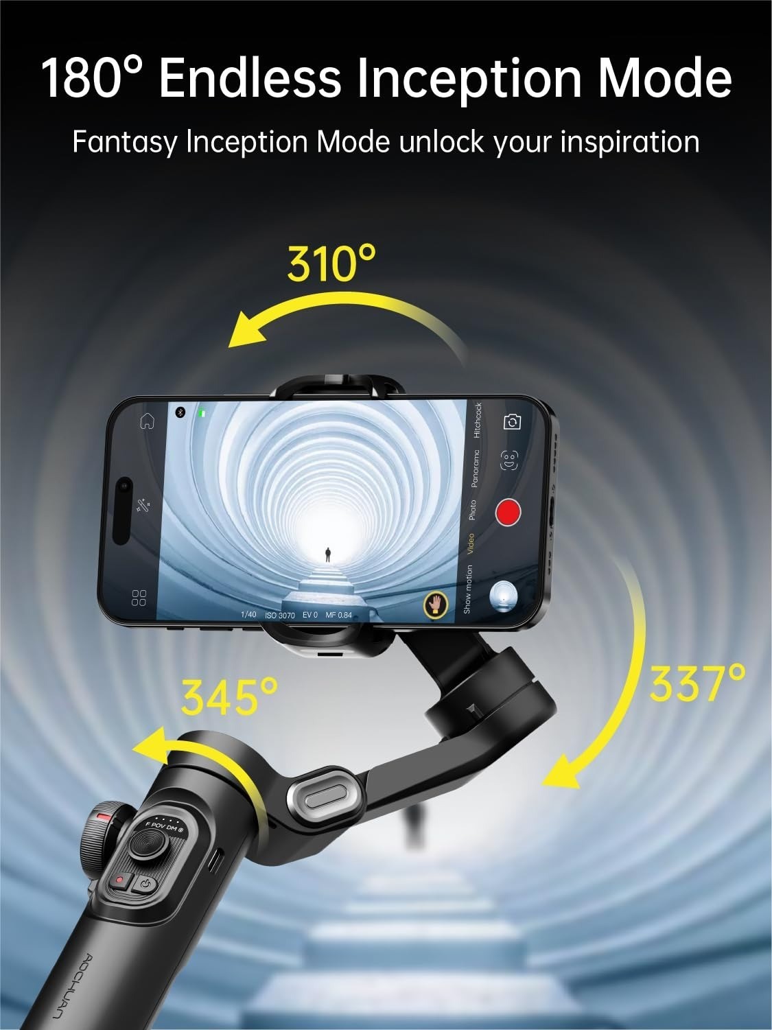 AOCHUAN Smart XE 3-Axis Foldable Gimbal Stabilizer for Smartphone