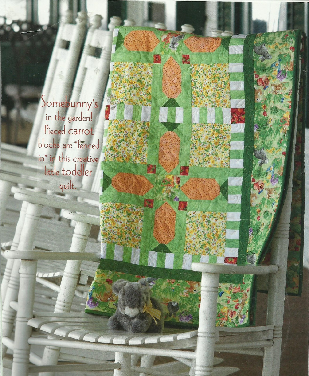E0485  BUNNY PATCH  QUILT  PATTERN/INSTRUCTIONS