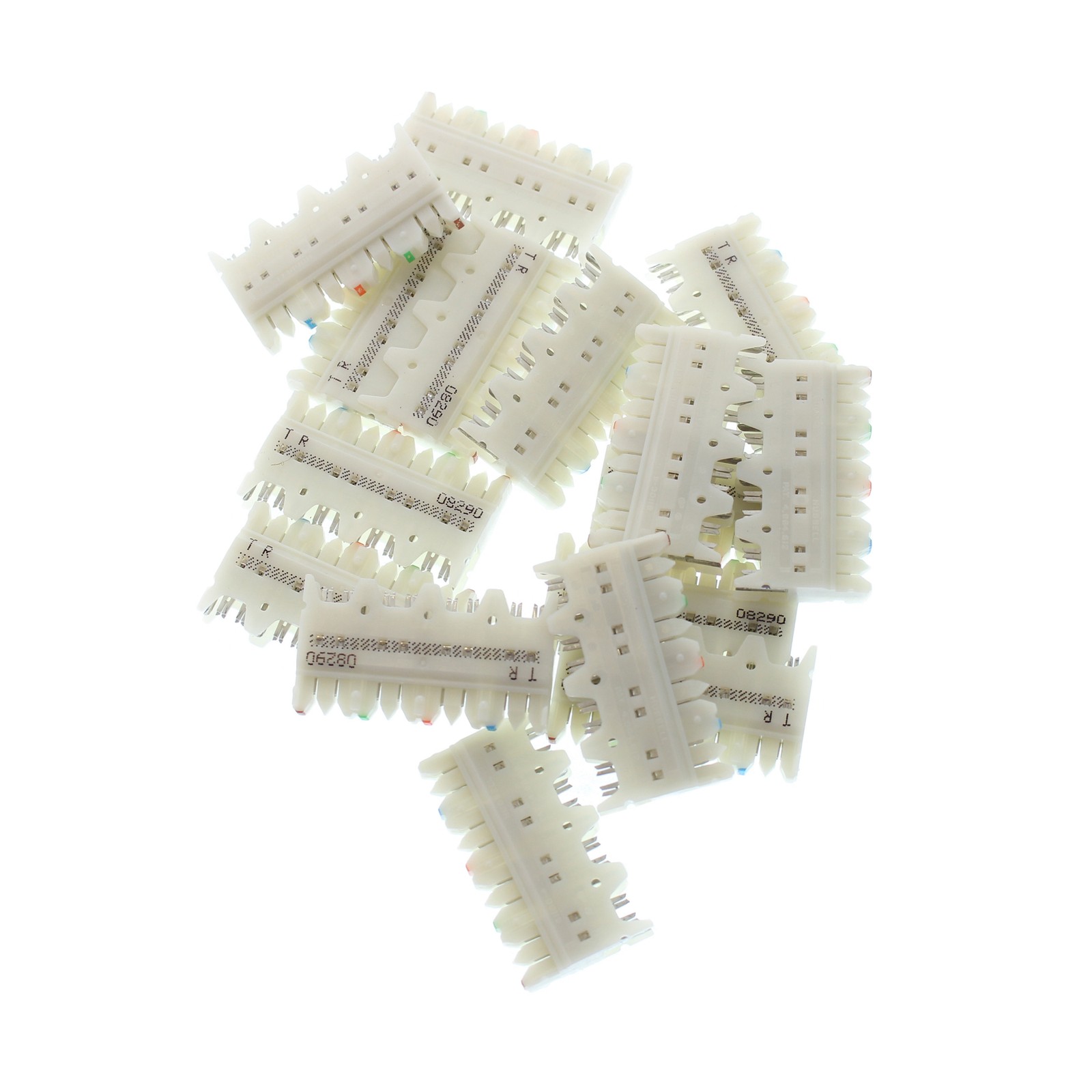 HUBBELL 100.14148 4-PAIR C5-TYPE CONNECTING BLOCKS, 210-STYLE, (16-PACK)