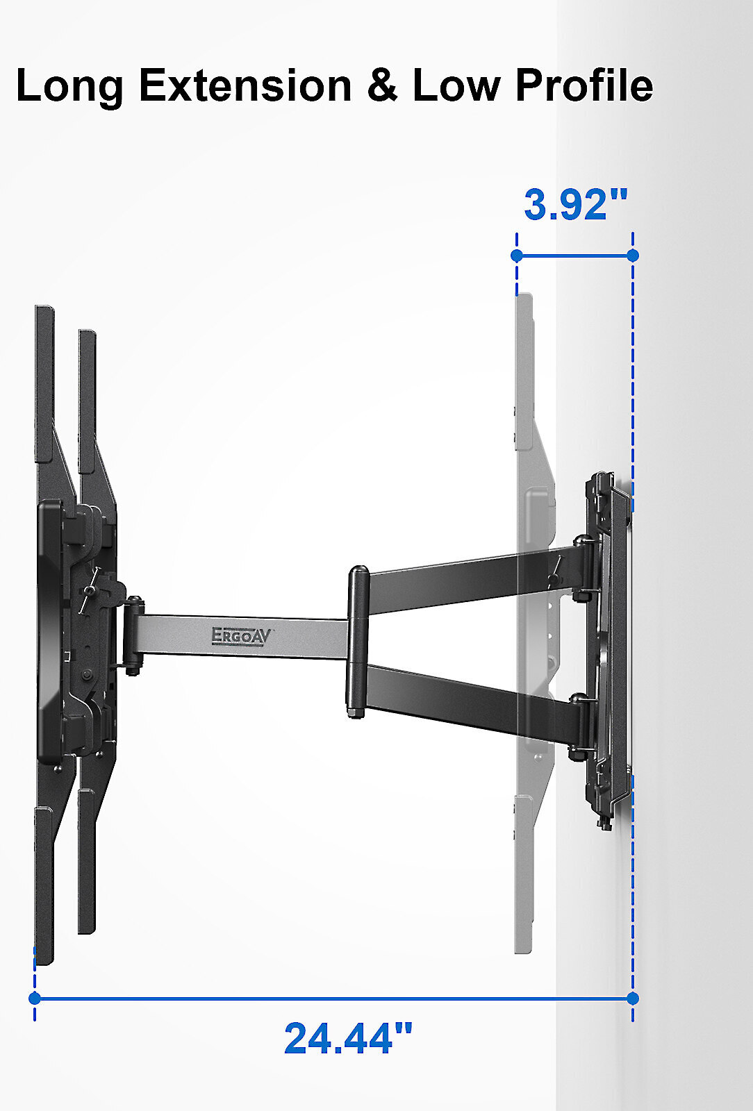 ErgoAV Full Motion Mount 48"- 90" TV's
