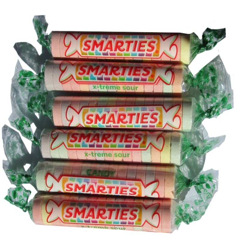 Xtreme Smarties Sour Candy – Tangy Wrapped Candies – 4 lb Bulk Bag