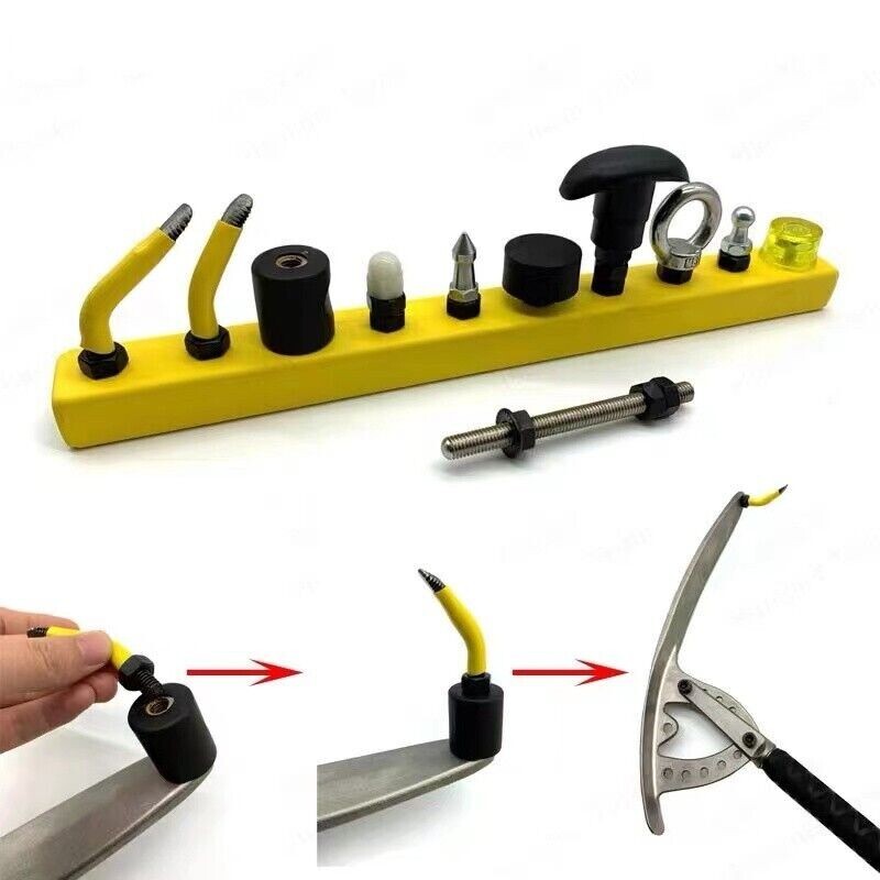 Car Fender Damage Repair Tools Auto Dent Removal Kit Angle Adjustable with Bag