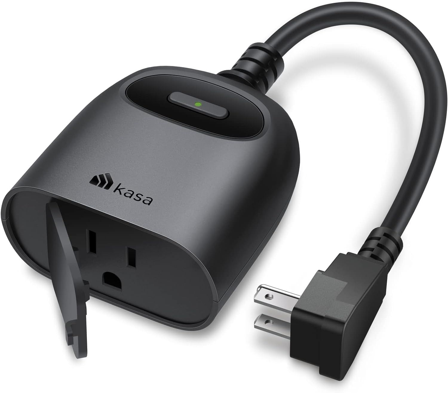 Kasa Outdoor Smart Plug, Smart Home Wi-Fi Outlet Timer, Max Load 15A/1875W
