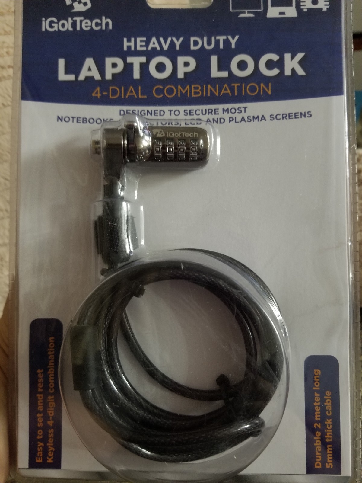 Lock For Laptop/Notebooks Projectors Plasma/LCD screens Security lock anti-theft