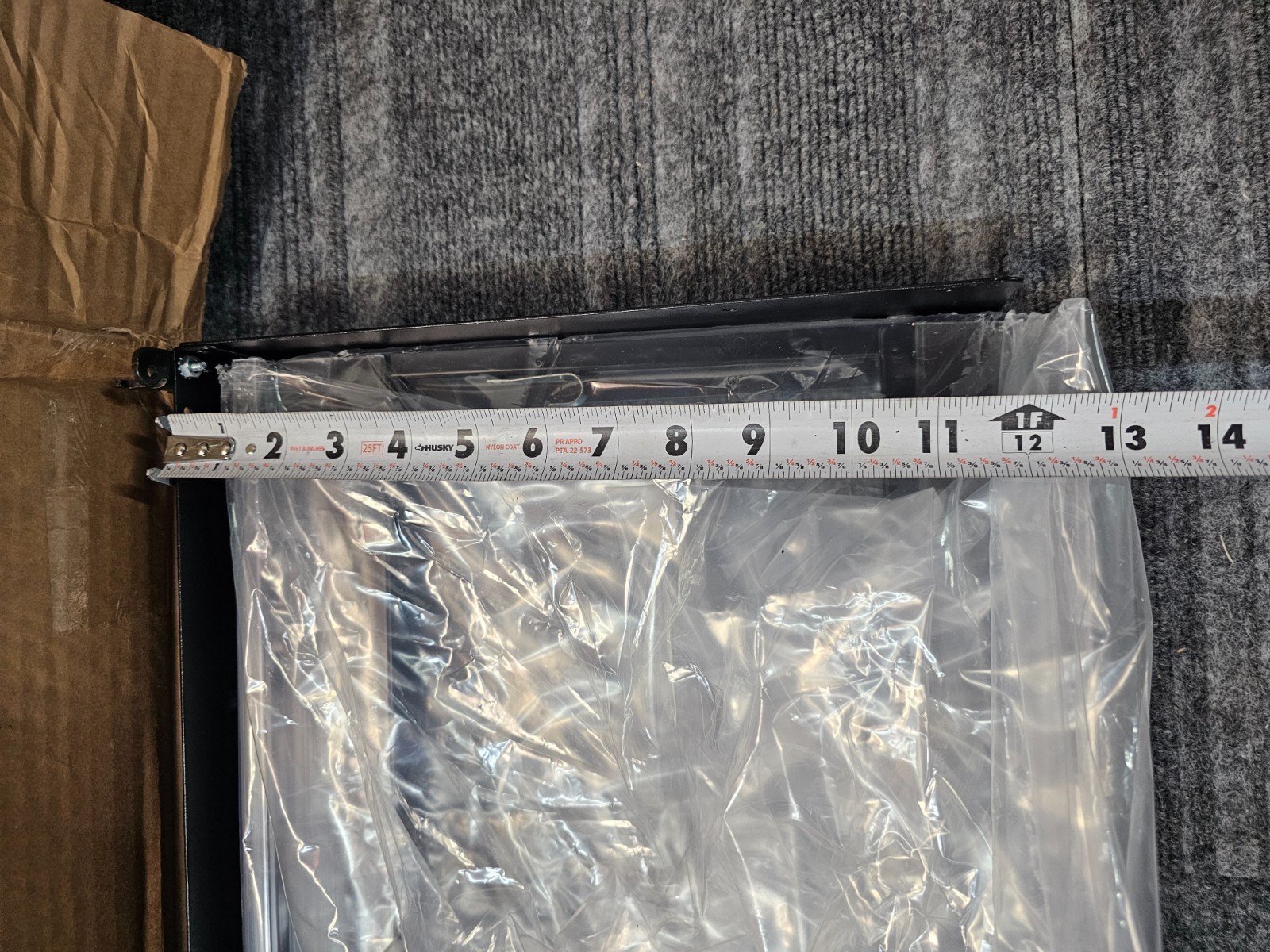 75407382 CFM 2ft Pack Shelf Frame/ Extrusions Black *PICTURED ITEM ONLY*