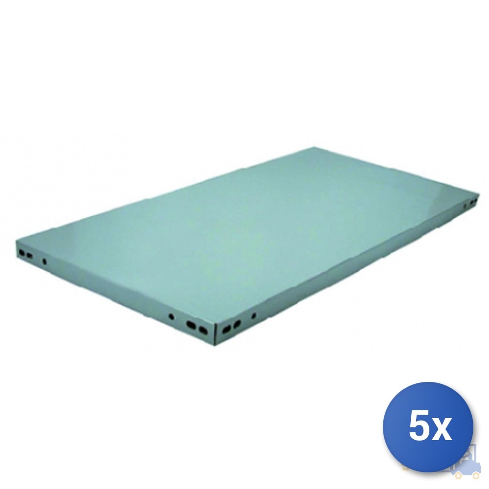 5x Bizzotto Étagère En Tôle Peint Verni CM 80X30 Sans Renfort