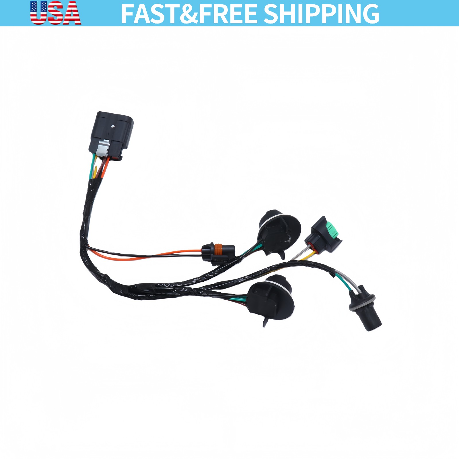 Front Headlight Wiring Harness For GMC Sierra 1500 07-13 2500 3500 HD 07-14 New