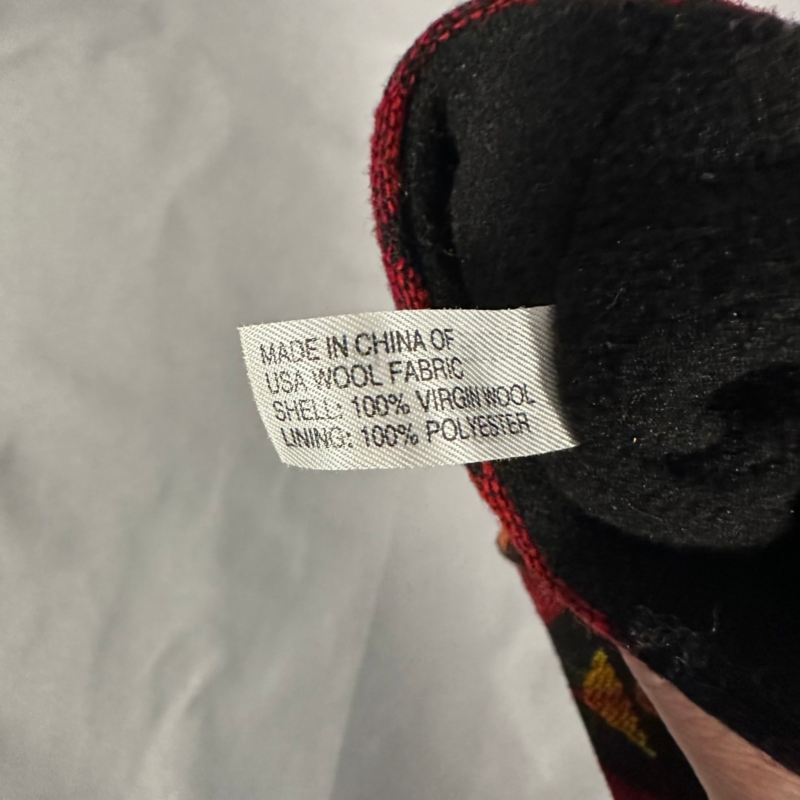 Pendleton Wool Mitten Single Glove Medium Multicolor Excellent Southwestern