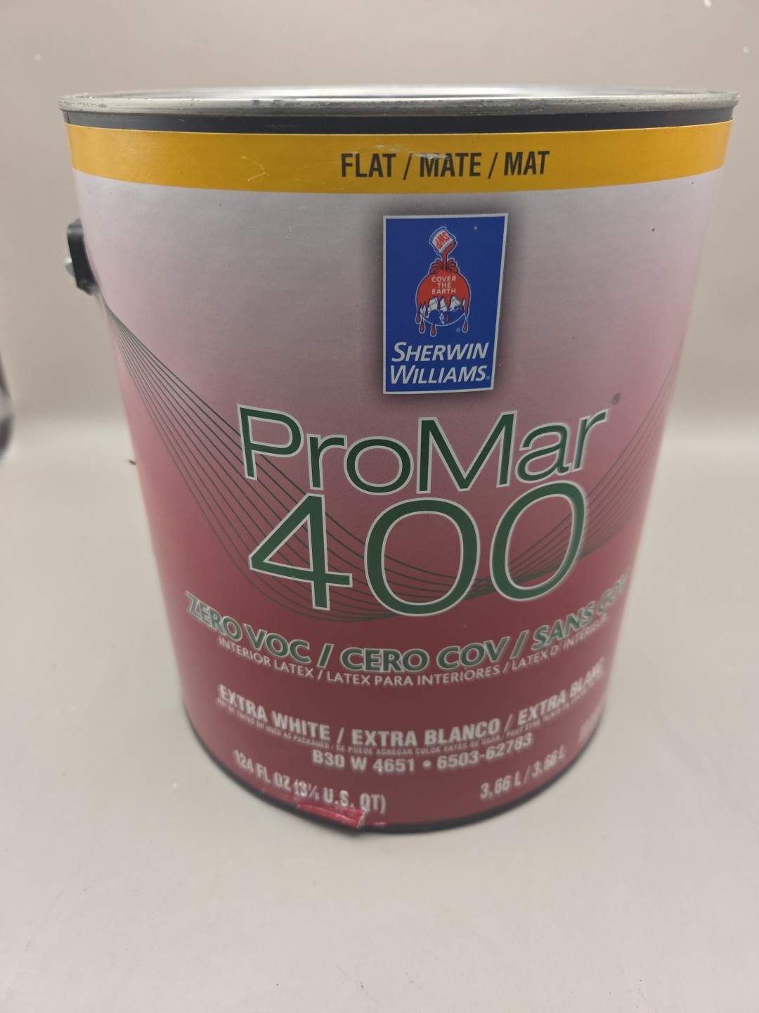 1 Sherwin William's Promar 400 Interior Flat Color Light Grey