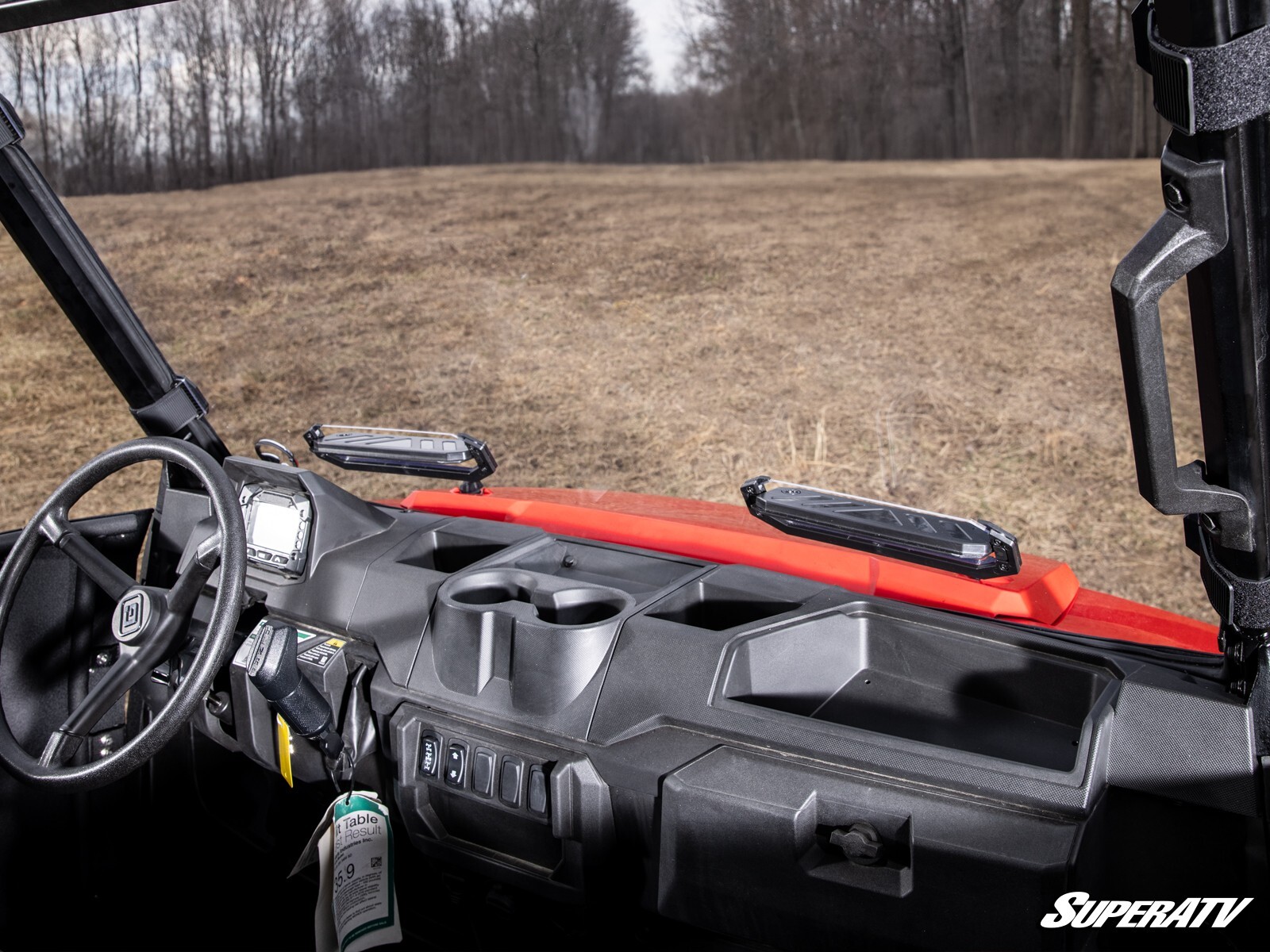 SuperATV Scratch Resistant Vented Full Windshield for Gravely Atlas JSV/2023+