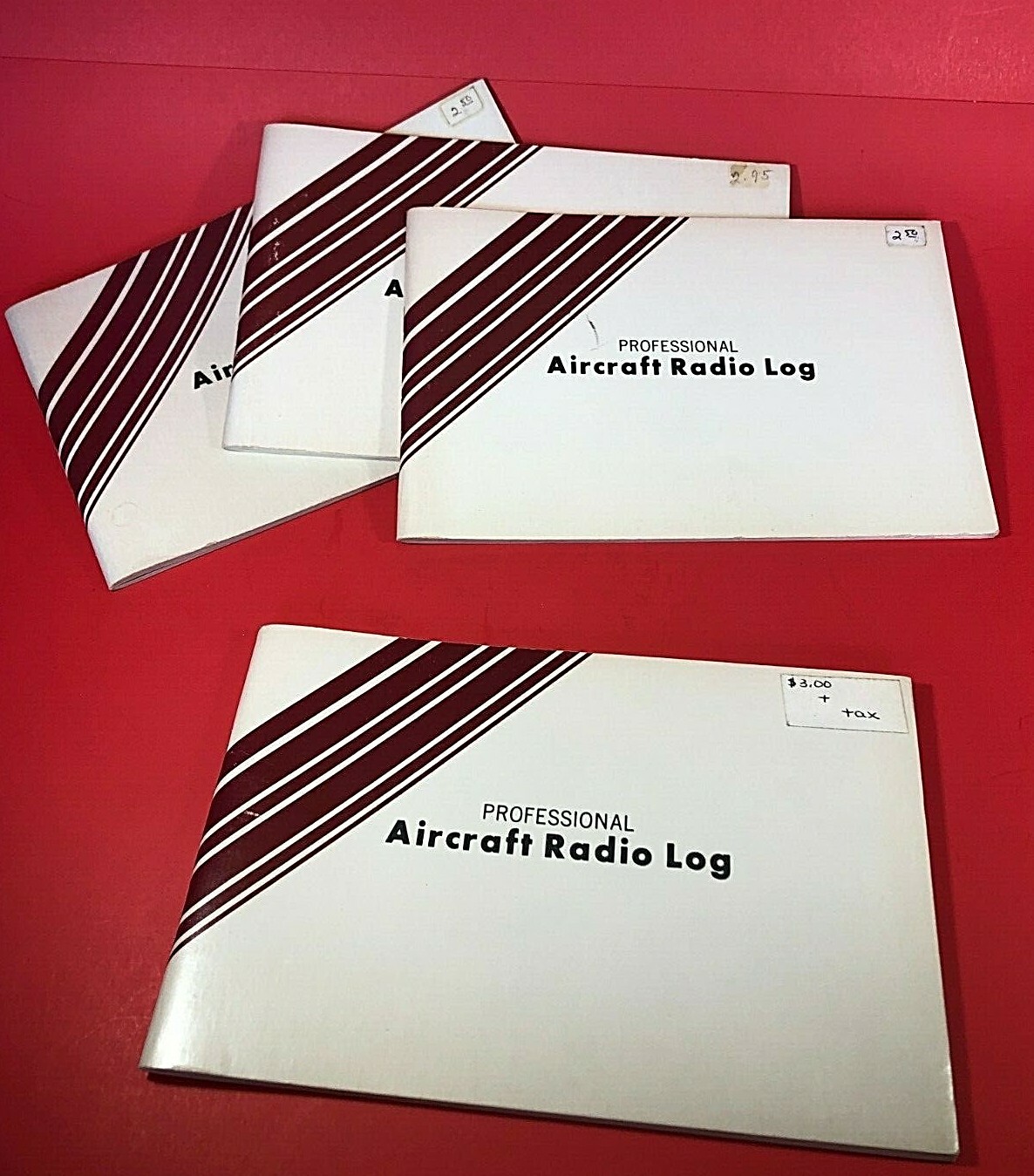 1974 Professional Aircraft Radio Log Booklet Aviation Maintenance Fnd NEVER USED