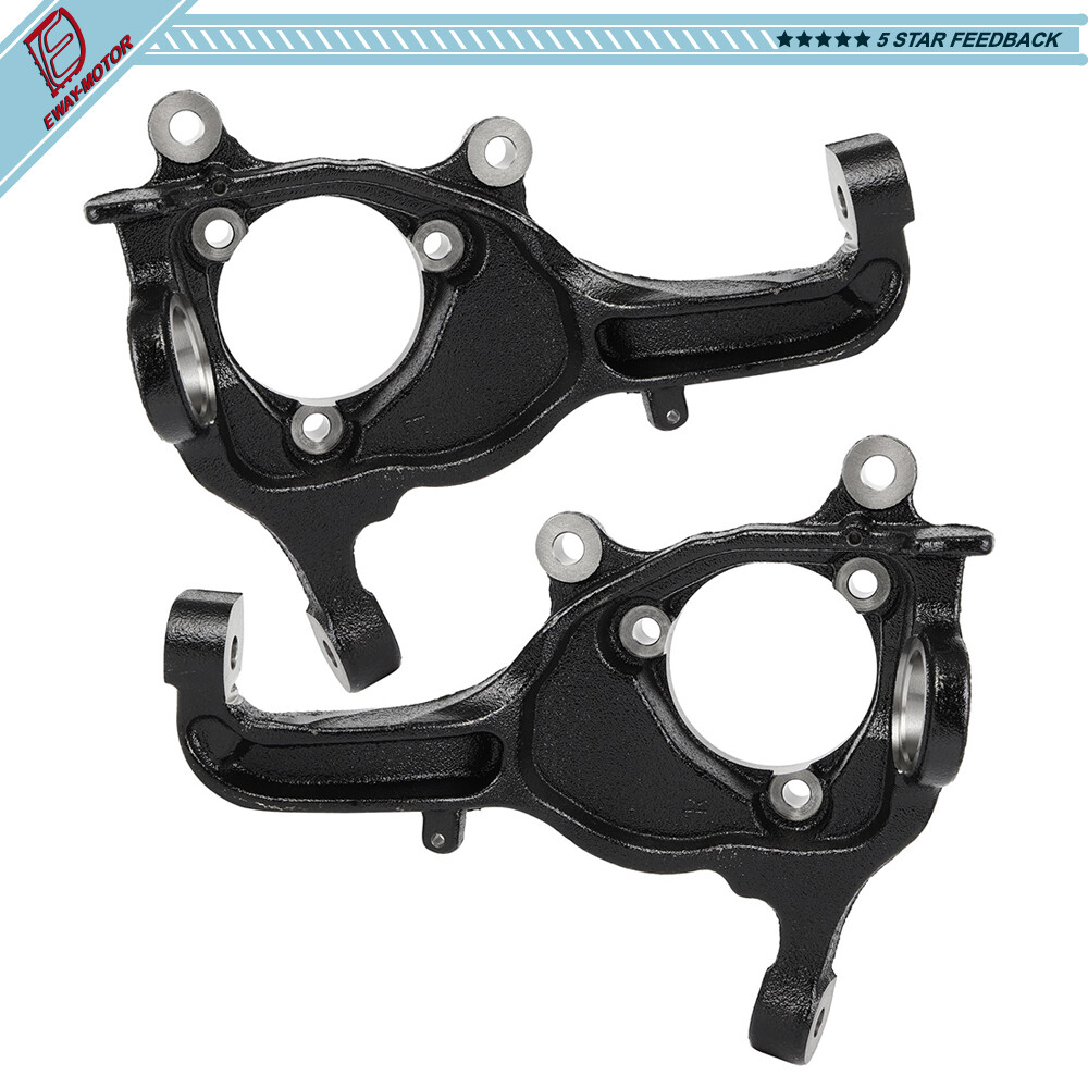 2 Front RH & LH Steering Knuckle For Jeep Liberty 2002 2003 2004 2005 2006 2007