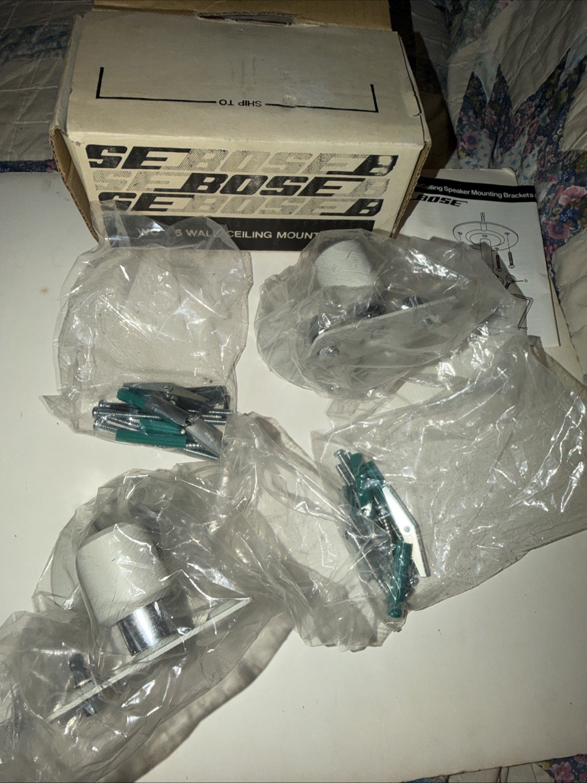 Bose WC-6 Wall/Ceiling Mount Kit (S)