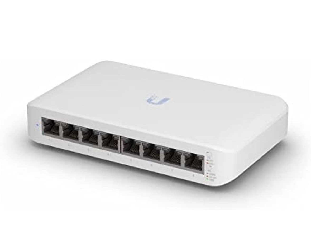 Ubiquiti UniFi Switch Lite 8 PoE | 8-Port Gigabit Switch White USW-Lite-8-PoE