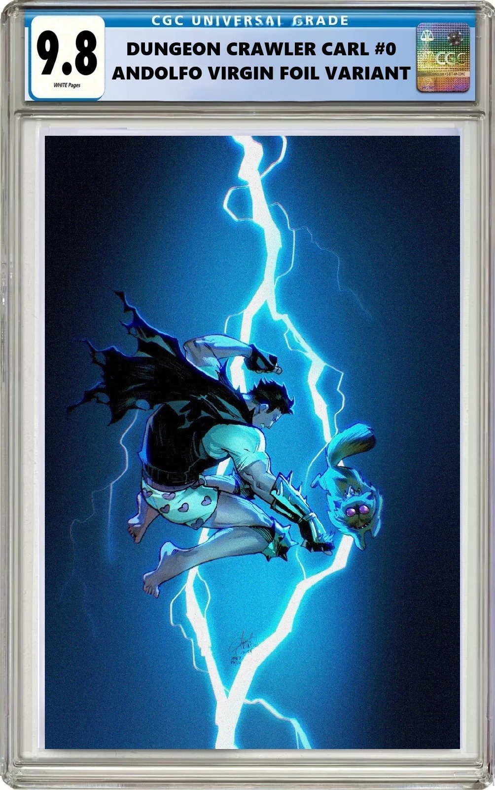 DUNGEON CRAWLER CARL #0 DKR HOMAGE VIRGIN FOIL CGC 9.8 LTD 500 PRESALE 7/15
