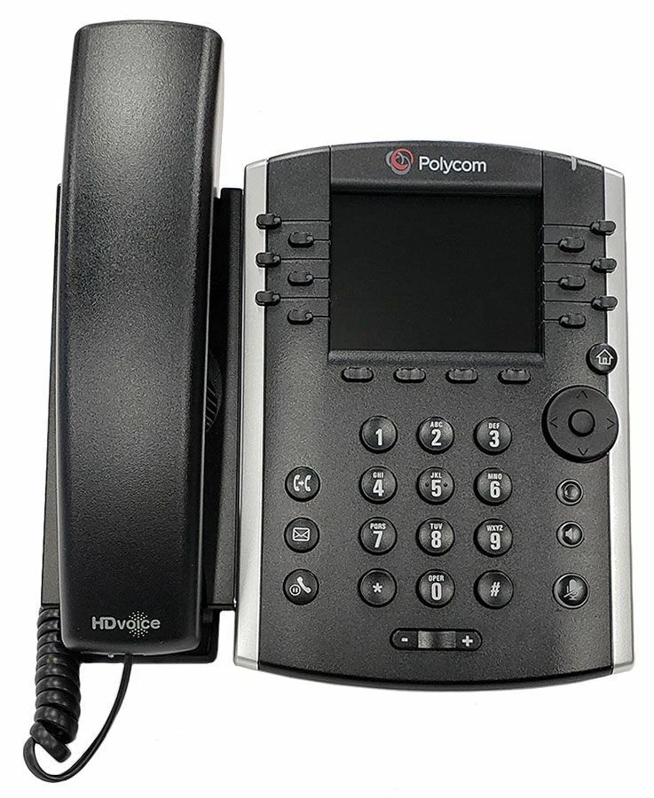 Polycom VVX 400 IP Phone 2200-46157-025 (POE) Enabled