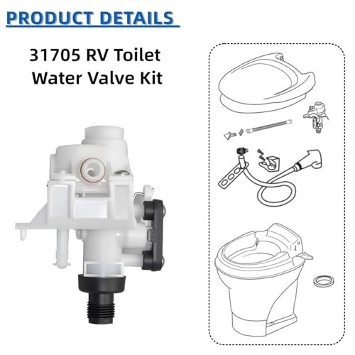 31705 Toilet Water Module Assembly Replacement For Thetford RV Toilet Parts