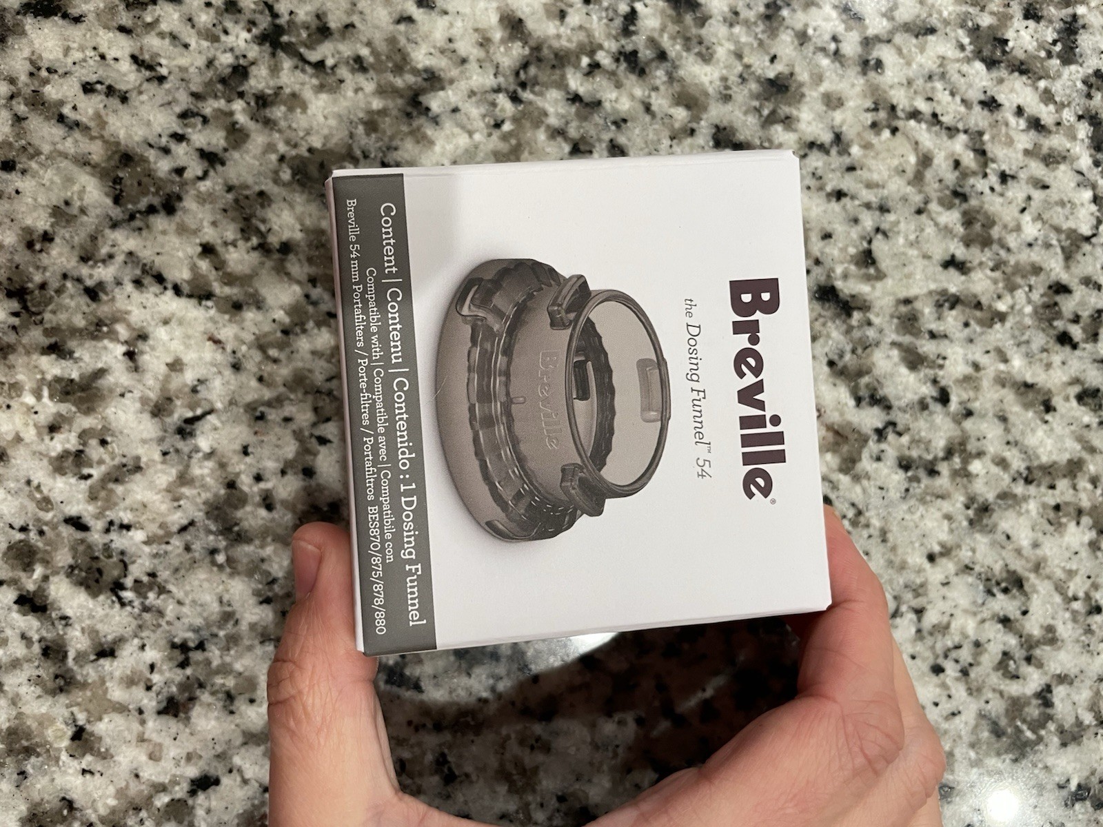 Breville the Dosing Funnel 54 Dishwasher Safe for BES870 BES878 BES880 Espresso