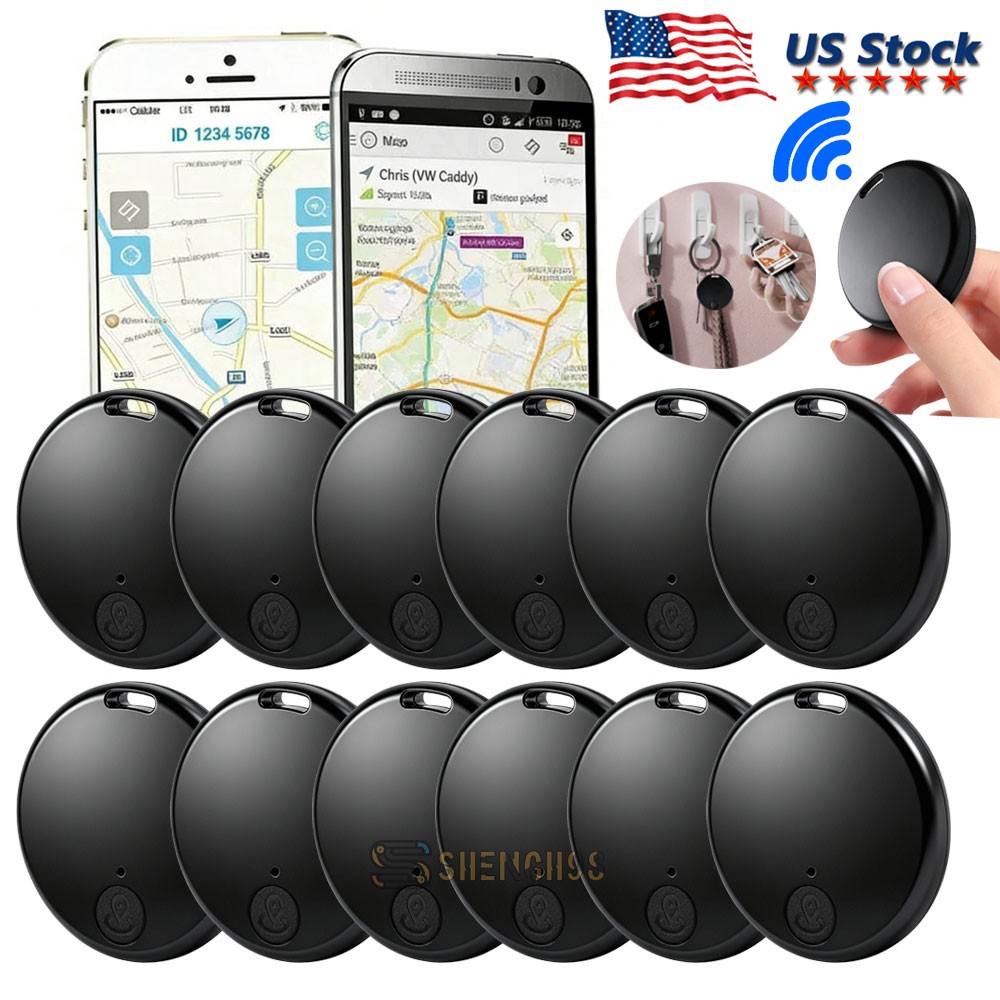 Mini Bluetooth Anti-Lost Tracker – GPS Locator Alarm for Keys, Pets, Kids, Bags
