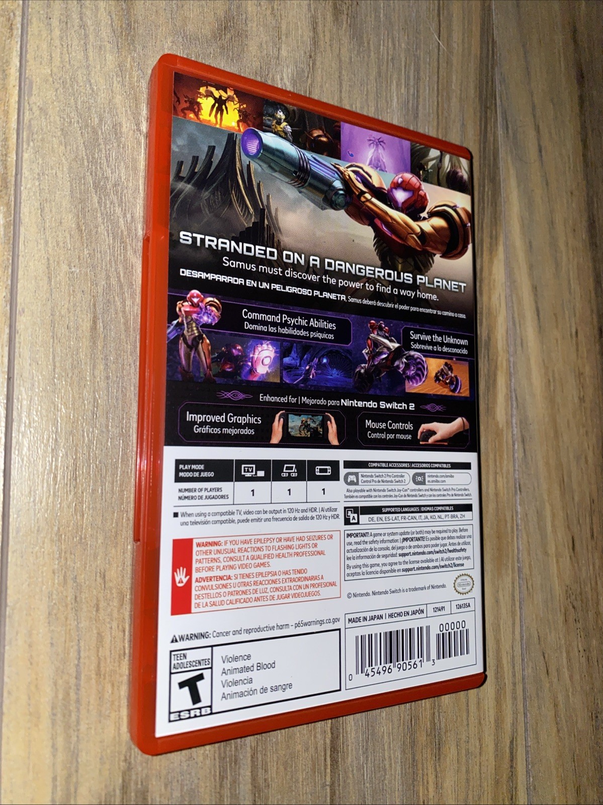 Metroid Prime 4: Beyond (Nintendo Switch 2) Case Only NO GAME
