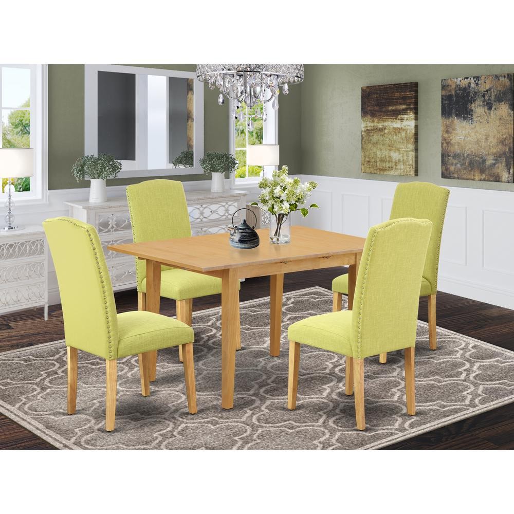 Dining Room Set Oak, NOEN5-OAK-07