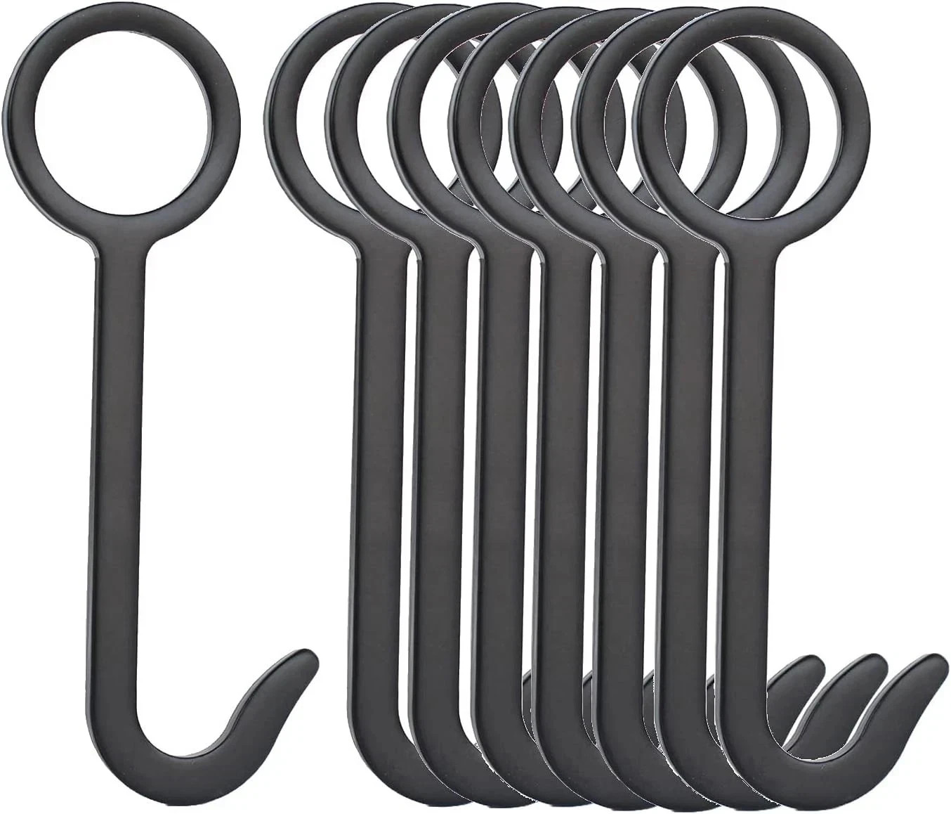 AR500 Steel Target Hanging Shooting Hanger DIY Assembly 8 Hooks Black