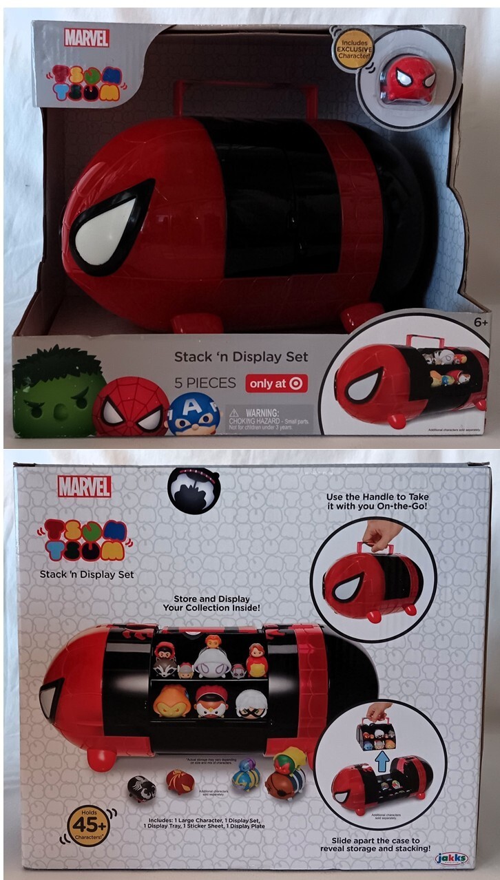 SPIDER-MAN STACK & DISPLAY SET - BRAND NEW/ORIGINAL FACTORY BOX - 5 PIECES