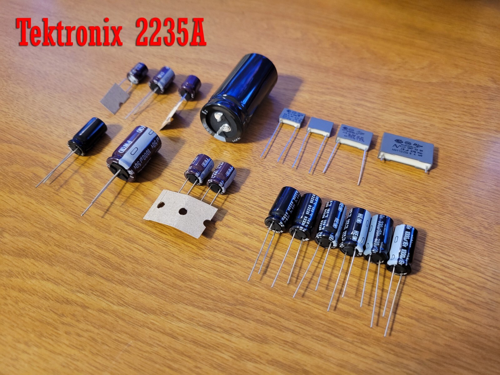 Tektronix LVPS Power Supply Capacitor Kit Alu+Film 2235A