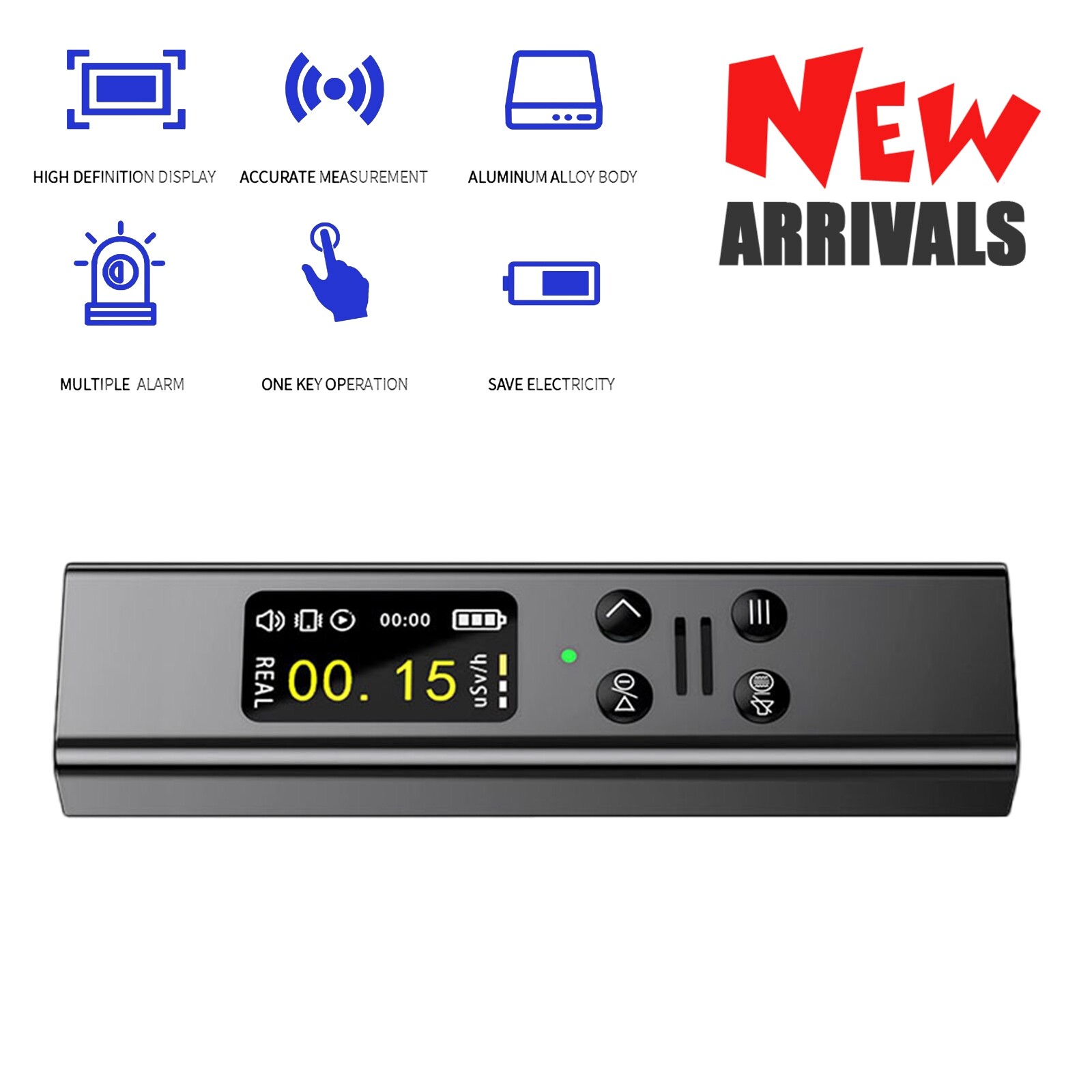Potable Nuclear Radiation Detector Geiger Counter Dosimeter β/γ/X-Ray Tester