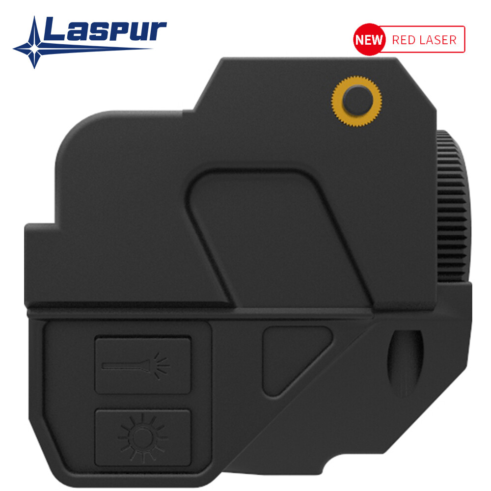 Laspur Compact RED Laser Sight Flashlight Light Combo, Magnetic Touch Recharge